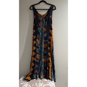 Koko Knot Maxi Dress Womens OS Multicolor Fair Batik Celestial Sun Star Boho